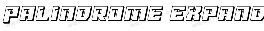 Palindrome Expanded字体转换
